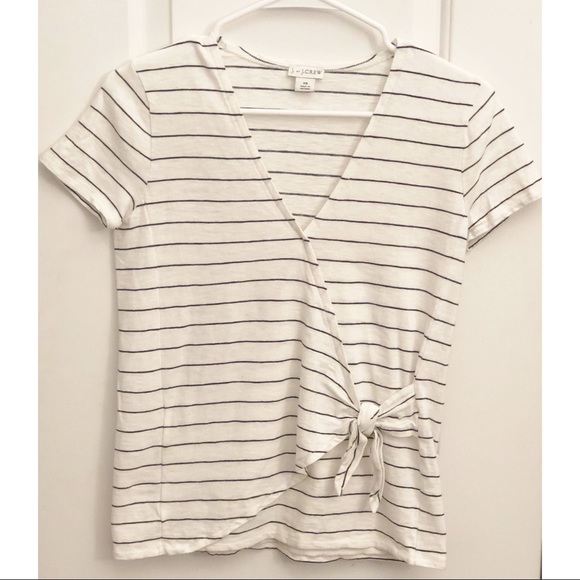 J.Crew Wrap-Tie Tee - Picture 2 of 7